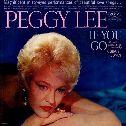 Peggy Lee If You Go New CD