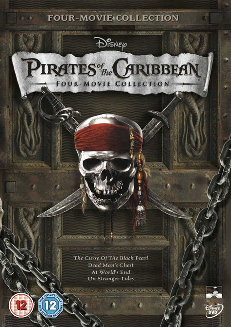 Pirates of the Caribbean Four Movie Collection Quadrilogy 1 2 3 4 Region 4 DVD