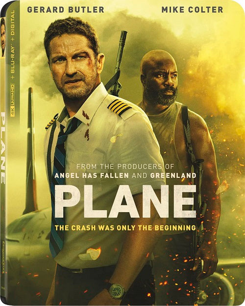 Plane (Gerard Butler Mike Colter Yoson An) New 4K Mastering Blu-ray + Digital