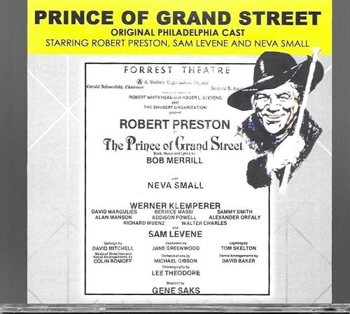 Prince Of Grand Street Robert Preston Premiere Issue New CD