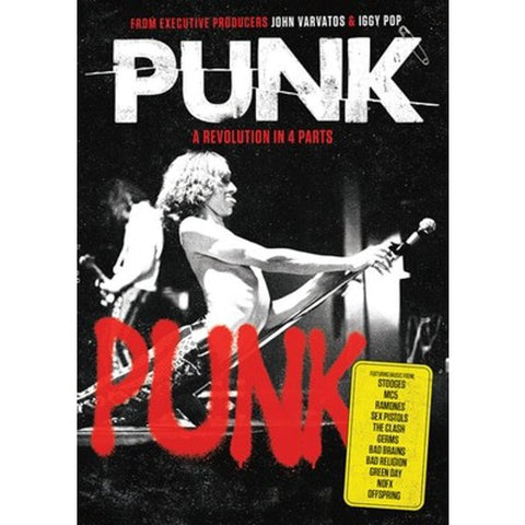 Punk (Iggy Pop Ramones The Clash Sex Pistols Stooges) New DVD