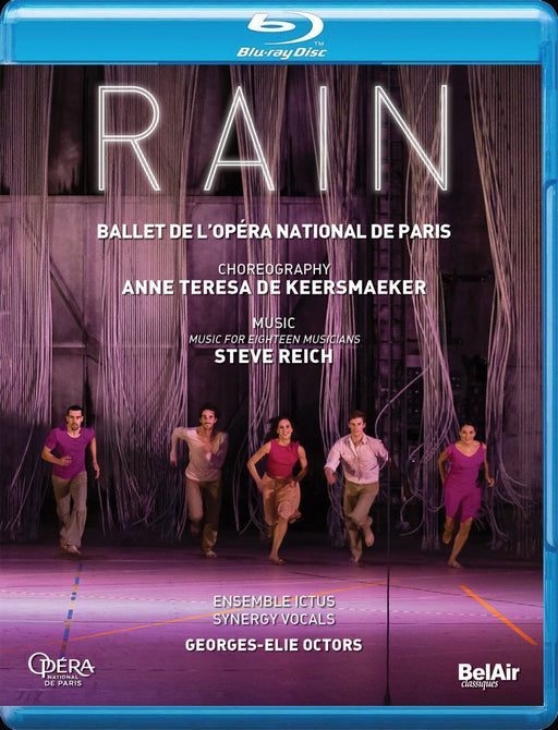 Reich Rain Paris Opera Ballet  New Region B Blu-ray