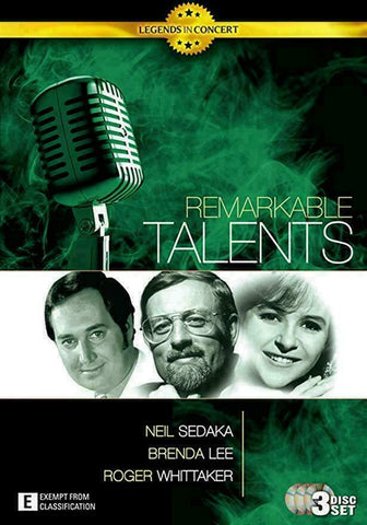 Legends In Concert Remarkable Talents Neil Sedaka Brenda Lee Roger Whittaker R4