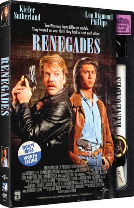 RENEGADES VINTAGE VIDEO (Kiefer Sutherland Lou Diamond Phillips) New DVD