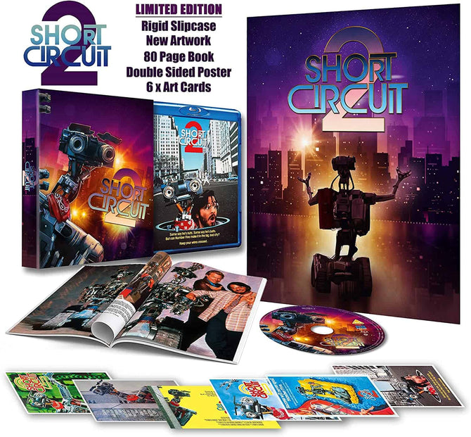 Short Circuit 2 Two Deluxe Limited Edition New Region B Blu-ray