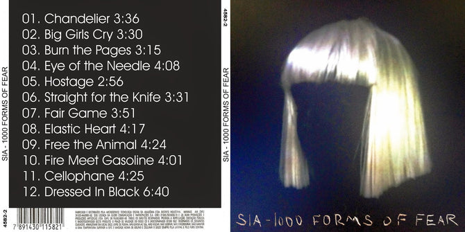 Sia 1000 Forms of Fear One Thousand New CD