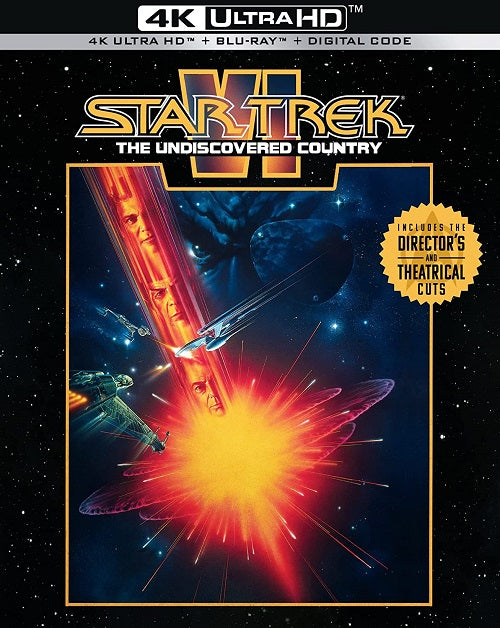 Star Trek VI The Undiscovered Country (William Shatner) New 4K Mastering Blu-ray