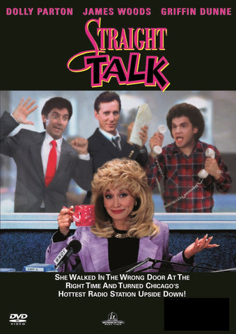 Straight Talk (Dolly Parton James Woods) New DVD Region 4