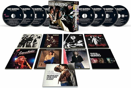 Suzi Quatro The Rock Box 1973 1979 8 Disc New CD + DVD