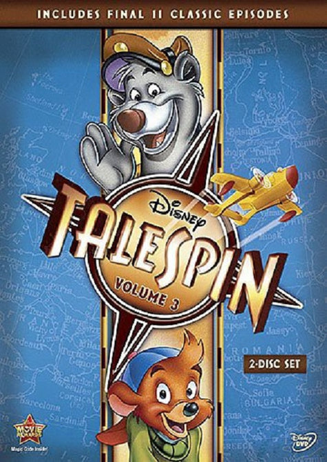 TaleSpin Volume 3 Tale Spin Tail Spin Vol Three 2xDiscs New Region 4 DVD