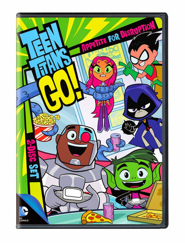 Teen Titans Go Appetite For Disruption Season 2 Part 1 Region 4 DVD (2 Discs)