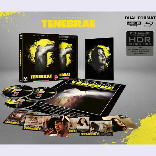 Tenebrae (Anthony Franciosa) Limited Edition New 4K Ultra HD Region B Blu-ray