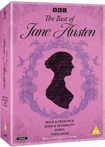 The Best of Jane Austen Pride Prejudice Sense Sensibility Emma Persuasion DVD