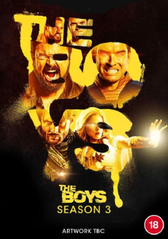 The Boys Season 3 Series Three Third (Antony Starr Karl Urban Jack Quaid) DVD