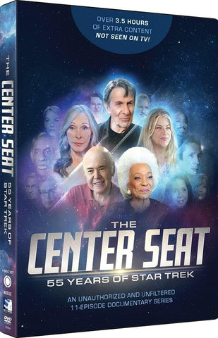 The Center Seat 55 Years of Star Trek (Leonard Nimoy Gates McFadden) New DVD