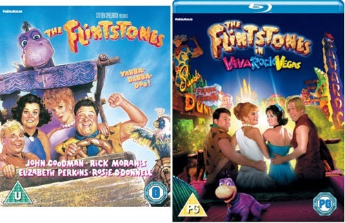 The Flintstones + Viva Rock Vegas (John Goodman Rosie O'Donnell) Reg B Blu-ray