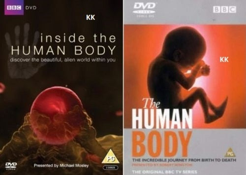 The Human Body + Inside the Human Body Series 1 Season New DVD Double Region 4