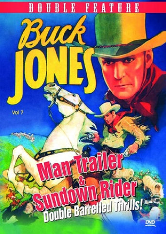 The Man Trailer Sundown Rider Buck Jones Western Double Feature Volume 7 New DVD