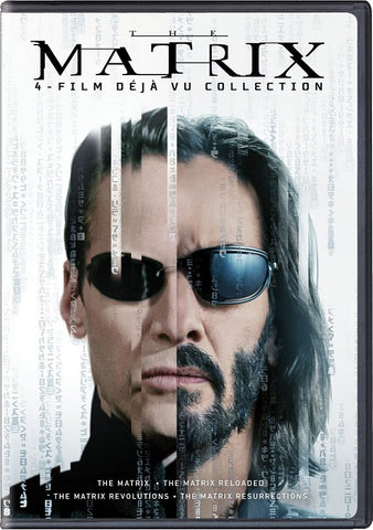 The Matrix 1 2 3 4 Film Deja Vu Collection (Keanu Reeves Laurence Fishburne) DVD