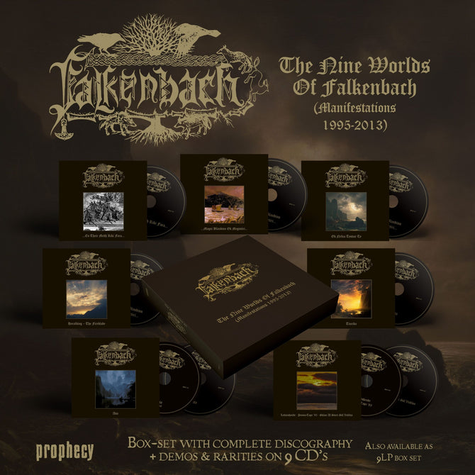 The Nine Worlds Of Falkenbach Manifestations 1995 2013 Limited Edition 9xCDs