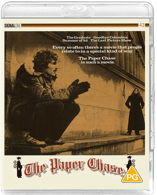 The Paper Chase DVD + Blu-ray Region B (Timothy Bottoms Lindsay Wagner) New