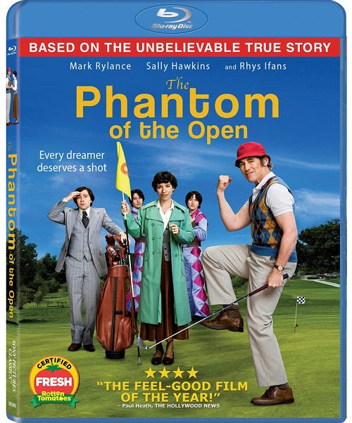 The Phantom of the Open (Mark Rylance Sally Hawkins Rhys Ifans) New Blu-ray