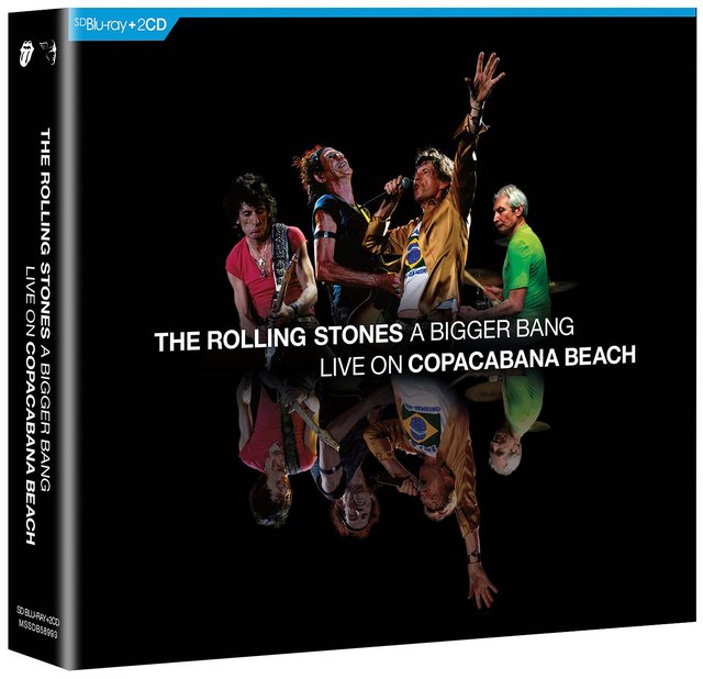 The Rolling Stones A Bigger Bang Live On Copacabana Beach 3xDisc 2x CD + Blu-ray