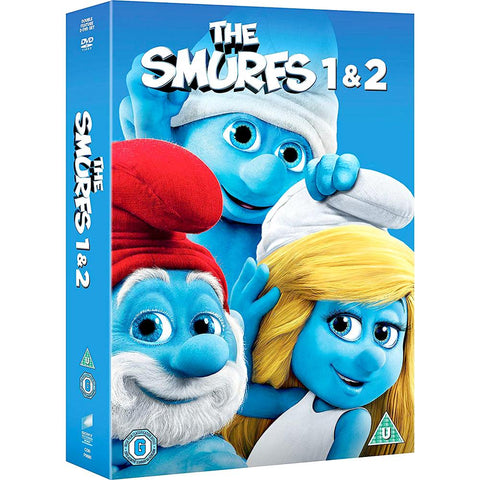 The Smurfs Movies 1 and 2  2011 + 2013  New Region 4 DVD IN STOCK NOW