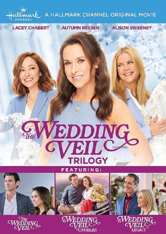 The Wedding Veil + Unveiled Legacy Trilogy Hallmark Channel (Lacey Chabert) DVD