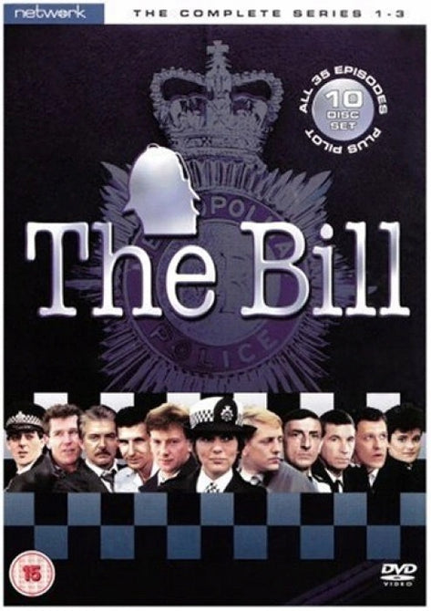 The Bill Series 1 2 3 Complete Season 1-3 + The Pilot 10xDiscs New Region 2 DVD
