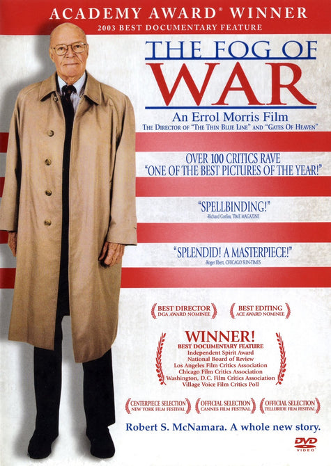 The Fog Of War (Robert McNamara John F. Kennedy Errol Morris) Region 4 New DVD