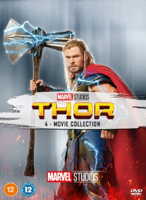 Thor + The Dark World + Ragnarok + Love and Thunder 4 movie Collection & New DVD