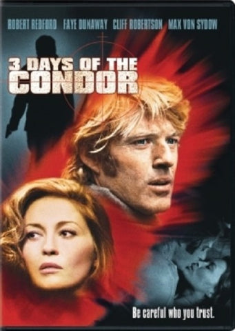 3 Days of the Condor (Robert Redford) Three New Region 1 DVD