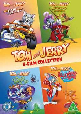 Tom and Jerry 4 film Collection & Four New DVD Box Set