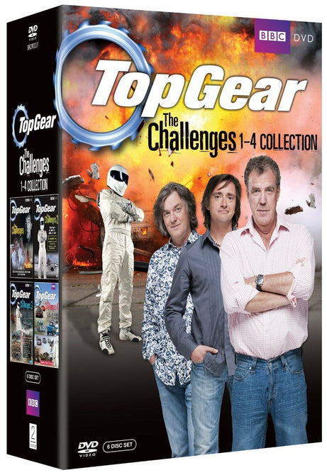 Top Gear The Challenges 1-4 Collection Volume 1 2 3 4 Series Season Region 4 DVD