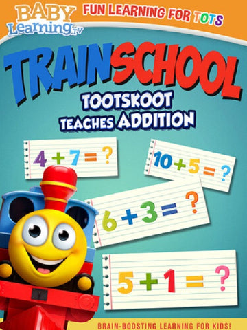 Train School TootSkoot Teaches Addition (Kate Elyn Ernest Fenton) New DVD