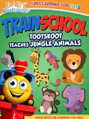 Train School TootSkoot Teaches Jungle Animals (Kate Elyn Gale Santino) New DVD