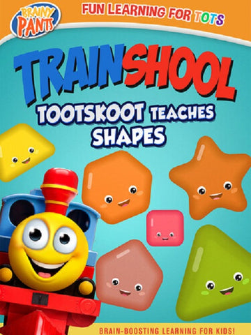 Train School TootSkoot Teaches Shapes (Kate Elyn Gale Santino) New DVD