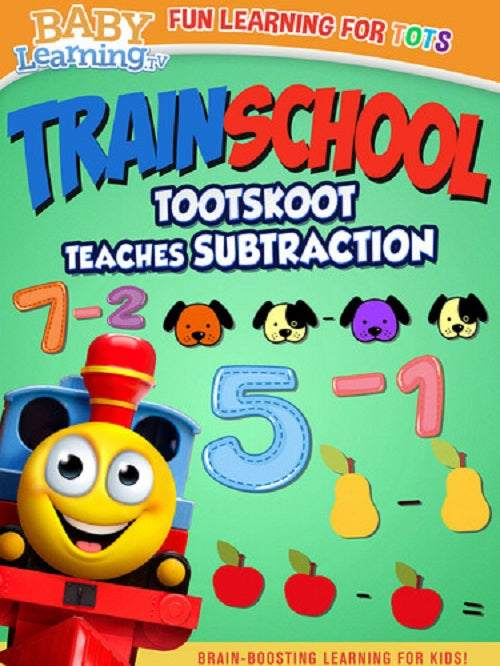 Train School TootSkoot Teaches Subtraction (Kate Elyn Gale Santino) New DVD