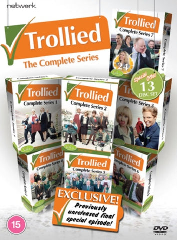Trollied Season 1 2 3 4 5 6 7 The Complete Series (Rita May) New DVD Box Set