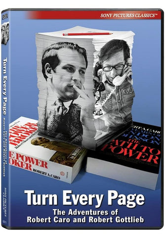 Turn Every Page The Adventures of Robert Caro and Robert Gottlieb & New DVD