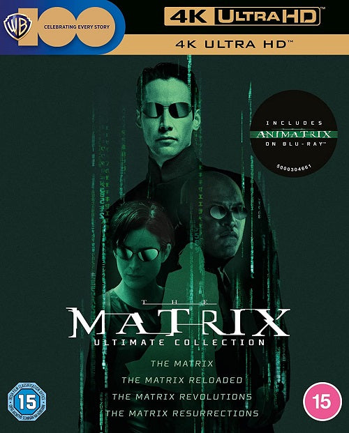 Ultimate Matrix Reloaded Revolutions Resurrection Collection 4K Ultra HD Blu-ray