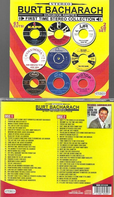 Various Artists Burt Bacharach Songbook Rarities New CD