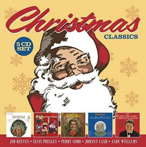 Christmas Classics 5 Disc New CD Box Set Johnny Cash Elvis Presley