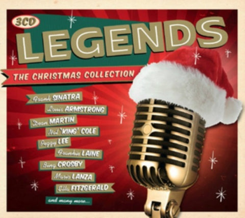 Legends The Christmas Collection 3 Disc New CD Frank Sinatra Louis Armstrong