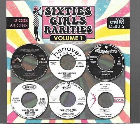 Various Artists Sixites Girls Rarities Volume 1 60s Vol One 2 Disc New CD