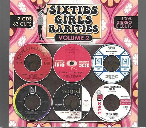 Various Artists Sixites Girls Rarities Volume 2 60s Vol Two 2 Disc New CD