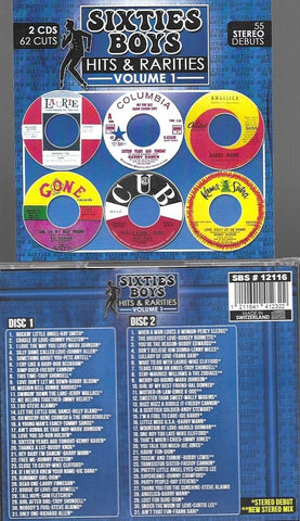 Various Artists Sixties Boys-Hits And Rarities Volume 1 Vol One Boys Hits New CD