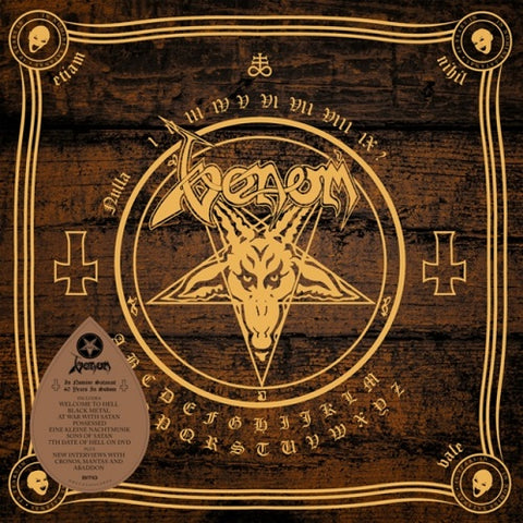 Venom In Nomine Satanas 7 Disc New CD + DVD Box Set