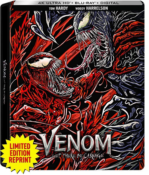 Venom Let There Be Carnage Limited Edition New 4K Mastering Blu-ray ...